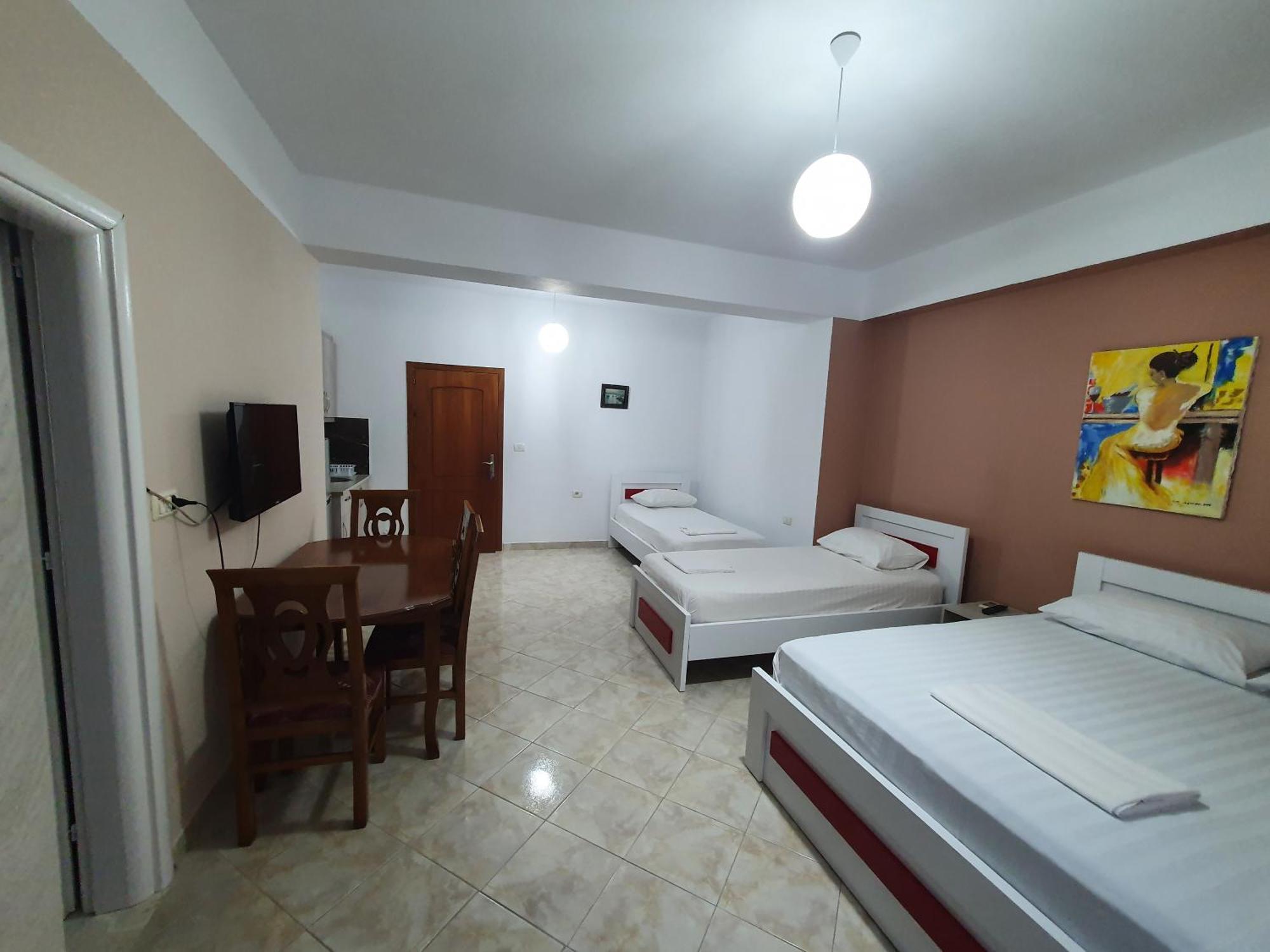 Skenderi Apartments Ksamil Oda fotoğraf